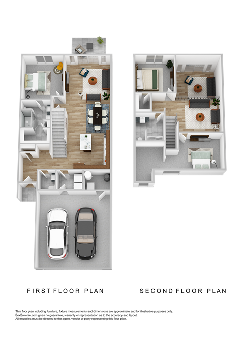 Floor plan for 3 beds, 2.5 baths, 1658 sqft